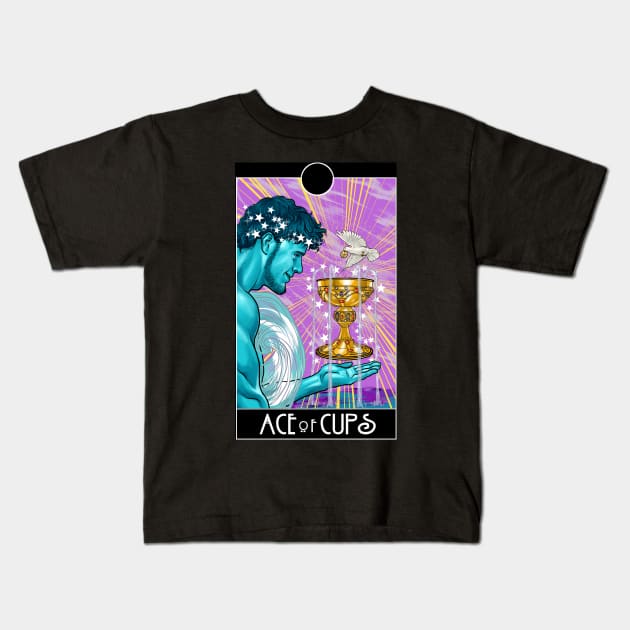 Ace of Cups Kids T-Shirt by JoeBoy101